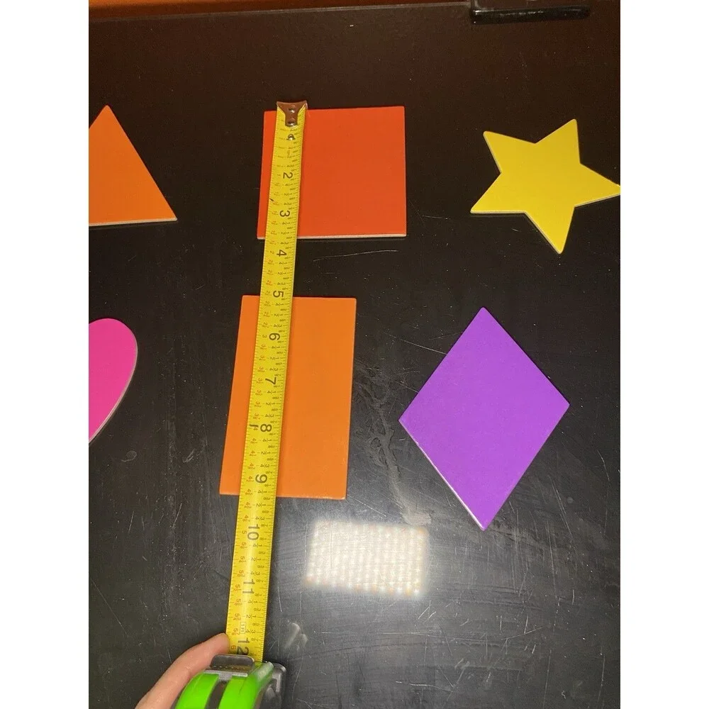 10pc Magnetic Mirror Shapes Set Geometric STEM Sensory Math Manipulatives 3